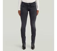 Regular-fit-Jeans G-STAR "Contor Slim Jeans", Damen, Gr. 31, Länge 32, worn in zinc, Obermaterial: 98% Baumwolle, 2% Elasthan, Jeans (72004459-31) worn in zinc
