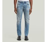 Regular-fit-Jeans G-STAR "Contor Slim Jeans", Herren, Gr. 28, Länge 30, faded blau halite, Obermaterial: 20% Baumwolle, 1% Elasthan, Jeans (95169056-28) faded blau halite