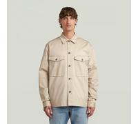 G-STAR Core Lightweight Hemd Beige M dark brick D29313-E555-1214-M