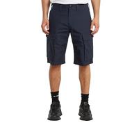Cargoshorts G-STAR "Core Regular Cargo Short", Herren, Gr. 29, N-Gr, blau (salute), Web, Obermaterial: 100% Baumwolle, unifarben, casual, regular fit ca. Mitte Knie, Hosen, mit innenliegener Kordel (8