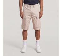 Cargoshorts G-STAR "Core Regular Cargo Shorts", Herren, Gr. 34, dk brick, Obermaterial: 60% Baumwolle, 40% Baumwolle, Hosen (76260327-34) dk brick