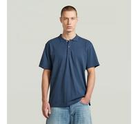 Poloshirt G-STAR "Core Regular Poloshirt", Herren, Gr. L, rank blau, Obermaterial: 100% Baumwolle, Shirts (82296268-L) rank blau