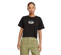 G-STAR Cropped Logo Relaxed Top Schwarz L dark black D26239-C336-6484-L