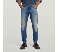 Regular-fit-Jeans G-STAR "D-Staq Slim Jeans", Herren, Gr. 29, Länge 34, medium aged, Obermaterial: 92% Baumwolle, 7% Elastomultiester, 1% Elasthan, Jeans (73432450-29) medium aged