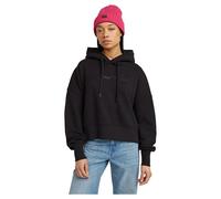 Kapuzensweatshirt G-STAR "G-Script ovs" Gr. XS, schwarz (dk black) Damen Sweatshirts (96774259-XS) dk black