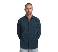 Langarmshirt G-STAR "Clean Regular Hemd", Herren, Gr. XS, blau (vintage navy), Obermaterial: 100% Baumwolle, Shirts Langarmshirt (55505524-XS) vintage navy