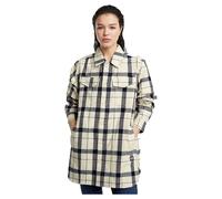 Langarmshirt G-STAR "Boyfriend Overshirt", Damen, Gr. XXS, milk remy check, Obermaterial: 100% Baumwolle, Shirts Langarmshirt (12344026-XXS) milk remy check