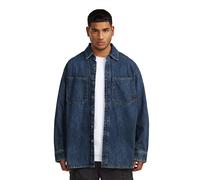 Langarmshirt G-STAR "Relaxed 2-Pocket Shirt", Herren, Gr. S, blau (faded eclipse), Denim/Jeans, Obermaterial: 100% Baumwolle, Shirts Langarmshirt (73871507-S) faded eclipse