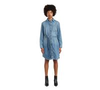 Bodykleid G-STAR "Shirt Dress Belt", Damen, Gr. XL, Normalgrößen, faded blau kyanite, Obermaterial: 100% Baumwolle, Kleider (10366323-XL) faded blau kyanite