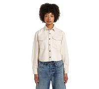 Langarmshirt G-STAR "Boxy Relaxed Hemd", Damen, Gr. M, rinsed, Obermaterial: 75% Baumwolle, 25% Baumwolle, Shirts Langarmshirt (70352130-M) rinsed