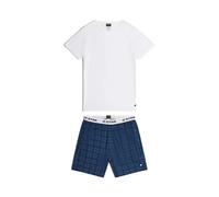 Pyjama G-STAR "T-Shirt & Shorts Pyjama Set", Damen, Gr. L, multi, Obermaterial: 95% Baumwolle, 5% Elasthan, Homewear-Sets Pyjama (38421752-L) multi