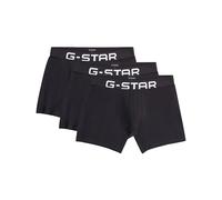 G-STAR Herren Boxershorts, 3er Pack - OAK, Trunks, Cotton Stretch Schwarz M