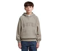 G-STAR Boys Basic Coll Hooded Sweatshirt Grau 10 grey alloy D29643-01-G276-10