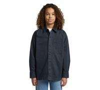 Langarmshirt G-STAR "Boys Boxy Fit Hemd", Jungen, Gr. 6, salute, Obermaterial: 97% Baumwolle, 3% Elasthan, Shirts Langarmshirt (37657926-6) salute