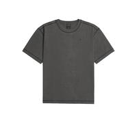 T-Shirt G-STAR "Unit Washed Relaxed", Herren, Gr. M, grau (dk schwarz gd), Jersey, Obermaterial: 100% Baumwolle, unifarben, washed, relaxed fit hüftbedeckend, Rundhals, abgesteppte Kante, Shirts T-Shi