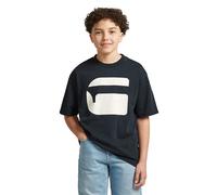 T-Shirt G-STAR "KIDS, OVERSIZED R T SS", Jungen, Gr. 10 (140), salute, Single Jersey, Obermaterial: 100% Baumwolle, bedruckt, oversize hüftbedeckend, Rundhals, abgesteppte Kante, Shirts T-Shirt, mit L