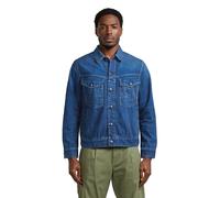 Outdoorjacke G-STAR "Dakota Jacke", Herren, Gr. XL, antique indigo gd, Obermaterial: 100% Baumwolle, Jacken Outdoorjacke (12963952-XL) antique indigo gd