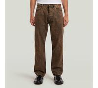 5-Pocket-Jeans G-STAR "Dakota Regular Straight Jeans", Damen, Gr. 38, Länge 32, faded cognac skin, Obermaterial: 25% Baumwolle, Jeans 5-Pocket-Jeans (28978614-38) faded cognac skin