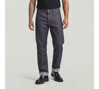 5-Pocket-Jeans G-STAR "Dakota Regular Straight Selvedge Jeans", Herren, Gr. 34, Länge 36, raw denim, Obermaterial: 100% Baumwolle, Jeans 5-Pocket-Jeans (76936203-34) raw denim