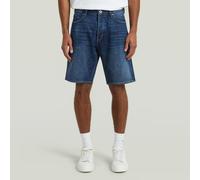 Shorts G-STAR "Dakota Short Clean Edge", Herren, Gr. 34, worn in blau galena, Obermaterial: 95% Baumwolle, 5% Baumwolle, Hosen Shorts (60939229-34) worn in blau galena