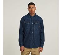 G-STAR Dakota Slim Denim Hemd Dunkelblau XS worn in deep sea D23616-D252-G133-XS