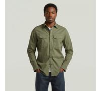 G-STAR Dakota Slim Hemd Grün L four leaf clover gd D23616-D920-H886-L