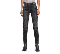 G-Star Damen Ace 2.0 Biker Slim Straight Jeans, Grau (Worn in fossil D25285-D535-G734), 32W / 34L