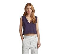 G-Star Damen Boxy Cropped Graphic Vest T Wmn Tops (1er Pack)