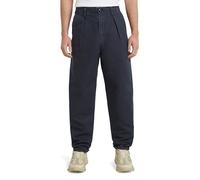 Chinohose G-STAR "Pleated Chino Relaxed Tapered", Damen, Gr. 29, Länge 32, salute gd, Obermaterial: 70% Baumwolle, 30% Baumwolle, Hosen Chinohose (60397251-29)