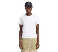 T-Shirt G-STAR "Embro Logo T-Shirt", Damen, Gr. XL, weiß, Obermaterial: 100% Baumwolle, Shirts T-Shirt (59051469-XL) weiß
