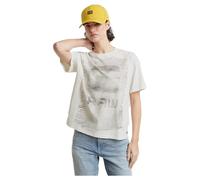 G-Star Damen Faux Embro Loose Top, Grau (lt Chalk D25030-D609-1284), L