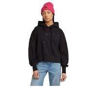 Kapuzensweatshirt G-STAR "G-Script ovs" Gr. M, schwarz (dk black) Damen Sweatshirts (96774259-M) dk black