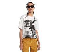 G-star Multi Print Loose R T Kurzarm-t-shirt S Light Chalk