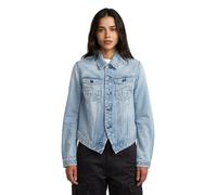 G-Star RAW Slim Fit Jeansjacke aus Baumwoll-Mix mit Brusttaschen in Jeansblau, Größe M