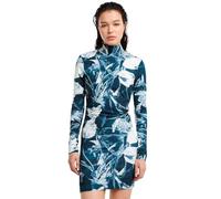 G-Star Damen Printed Slim Kleid, Mehrfarben (White Liquid Layers D25037-D774-G896), L