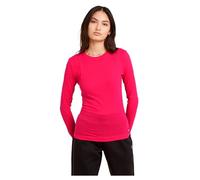 G-Star Damen Ribbed Shoulder Panels Slim Long Sleeve T-Shirt, Rosa (Pink Peacock D25058-c954-g694), S EU