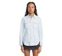 G-STAR Damen Slim Western Hemd, Blau (Beached Faded Seasalt D24343-D539-H123), XL