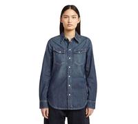 G-STAR Slim Western Hemd Dunkelblau S antique faded hurricane D27714-D539-H701-S