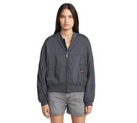 Bomberjacke G-STAR "Summer Bomber Jacke", Damen, Gr. L, petrol, Obermaterial: 100% Viskose, Jacken Bomberjacke (37275038-L) petrol