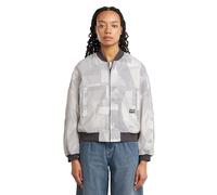 G-STAR Damen Summer Bomber, Mehrfarben (petrol raw lines D26004-D386-H066), XL