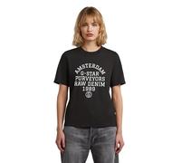 G-star Text Kurzarm-t-shirt XL Dk Black