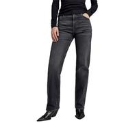 G-STAR Damen Viktoria High Straight Jeans, Schwarz (Worn in Black Moon D23959-B479-G108), 27W / 30L