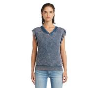 G-STAR Washed Sweater Mittelblau S mid blue double dye D26103-D575-H364-S