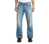 5-Pocket-Jeans G-STAR "Deeggie Relaxed Straight Jeans", Herren, Gr. 36, Länge 32, blau (sun faded air force blau), Obermaterial: 75% Baumwolle, 25% Baumwolle, Jeans 5-Pocket-Jeans (76270103-36) sun fa