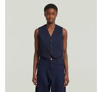 G-STAR RAW Damen Denim Weste, Blau (rinsed D24207-C456-082), XL