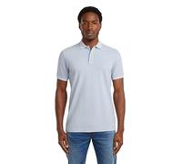 Poloshirt G-STAR "Dunda Overdyed Slim Poloshirt", Herren, Gr. S, lt wave gd, Obermaterial: 95% Baumwolle, 5% Elasthan, Shirts (53151864-S) lt wave gd