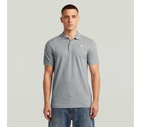 Poloshirt G-STAR "Dunda Slim Poloshirt", Damen, Gr. XL, charcoal htr, Obermaterial: 95% Baumwolle, 5% Elasthan, Shirts (63535766-XL) charcoal htr