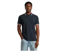 Poloshirt G-STAR "Dunda Slim Stripe Poloshirt", Herren, Gr. XXS, salute, Obermaterial: 95% Baumwolle, 5% Elasthan, Shirts (21324162-XXS) salute