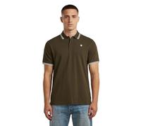 G-STAR Dunda Slim Stripe Poloshirt Braun L wren D17127-5864-H336-L