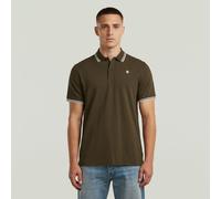 G-STAR Dunda Slim Stripe Poloshirt Braun M wren D17127-5864-H336-M